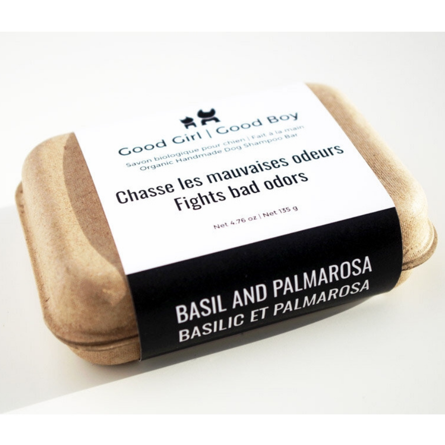 Dog Shampoo Bar Basil & Palmarosa Solid