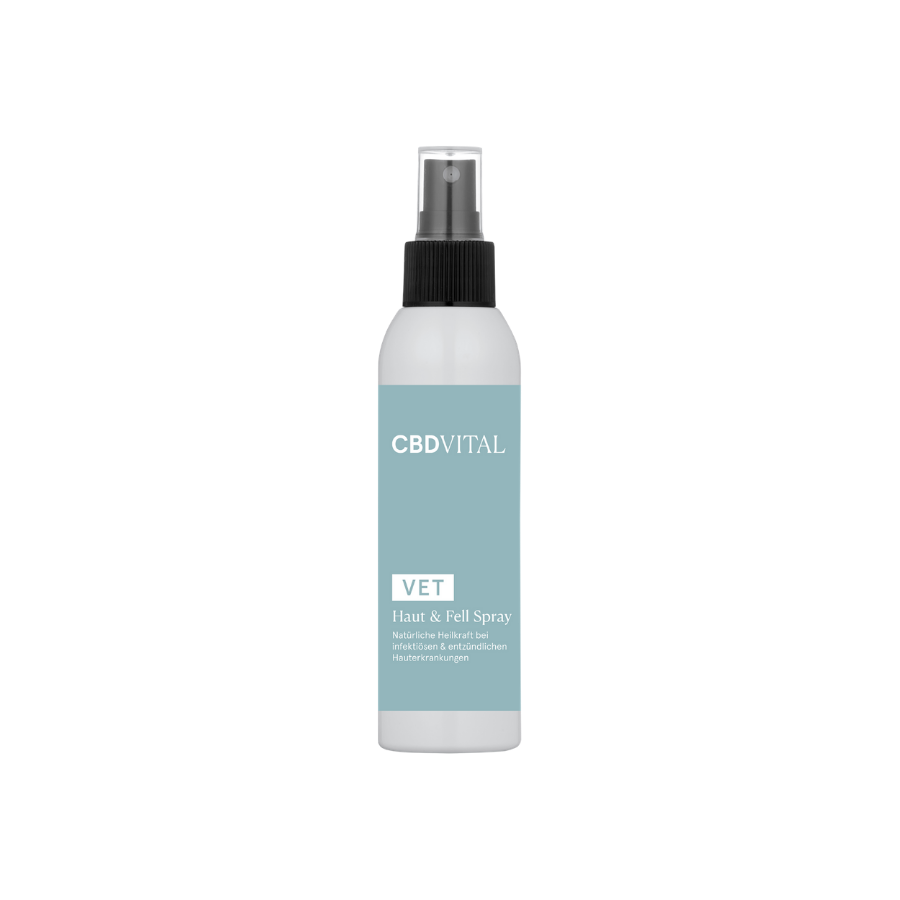 Spray pour la peau et la poil des animaux