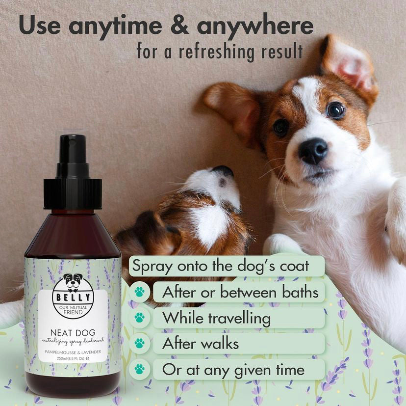 Parfum rafraîchissant pour chiens à la Lavande et au Pamplemousse 