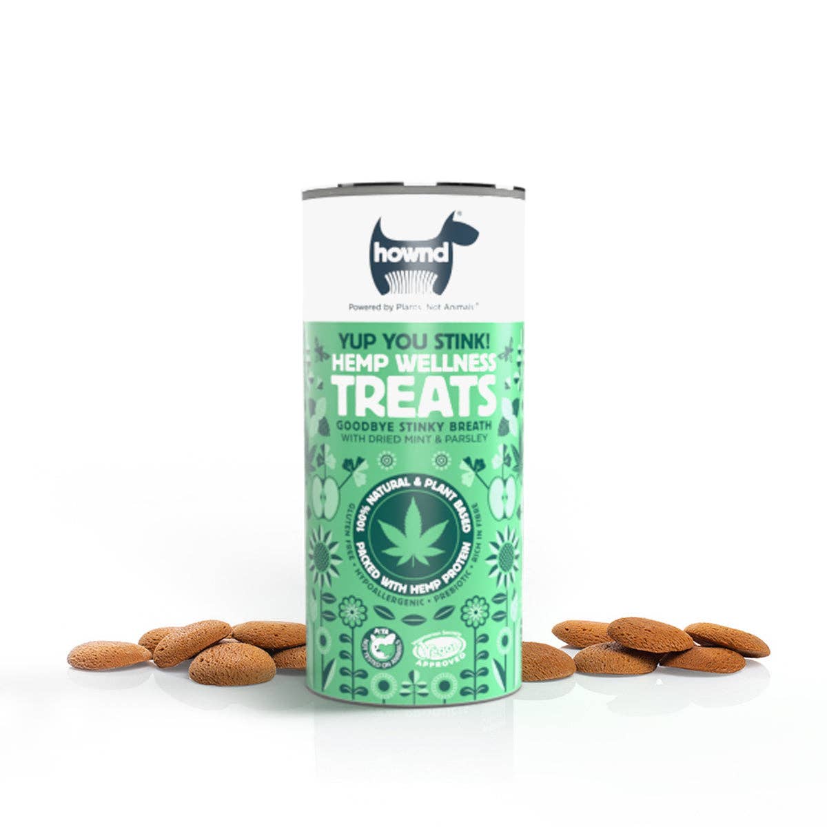Hemp Wellness Treats with Dried Mint & Parsley